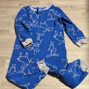 Carter's Blue Dinosaur Pajama Set